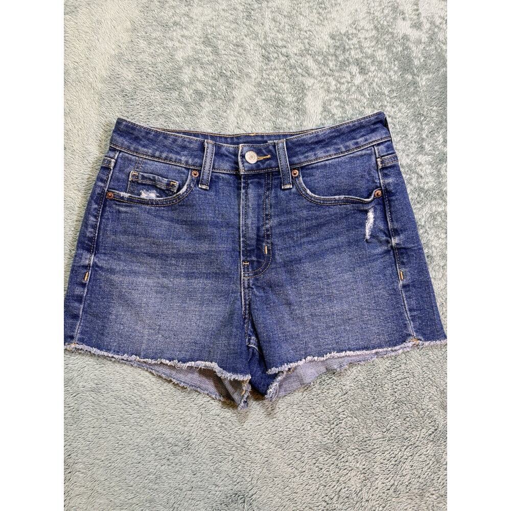 Old Navy OG Straight High-Rise Cut Off Denim Shorts Blue Size 0 Women's